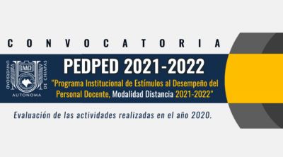 PEDPED 2021 - 2022 Modalidad a distancia